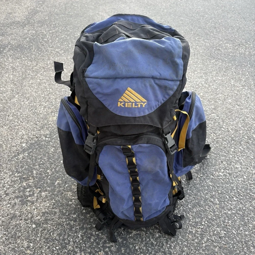 Kelty Coyote 4500 Internal Frame Hiking Back Pack Light‎ Blue Backpacking Gorp